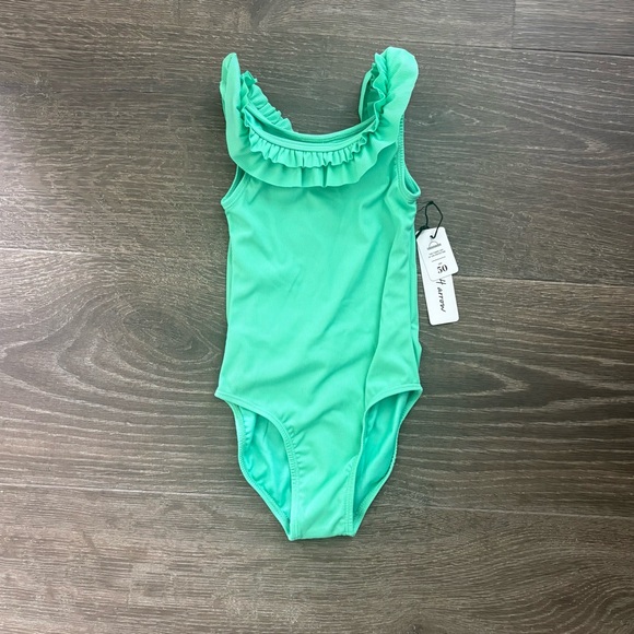 Feather 4 Arrow Ruffle Rib One-Piece - NEW! Size 5 - Picture 3 of 7